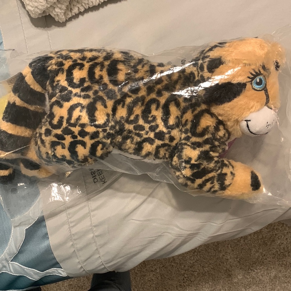 Little Brownie Girl Scout leopard plush